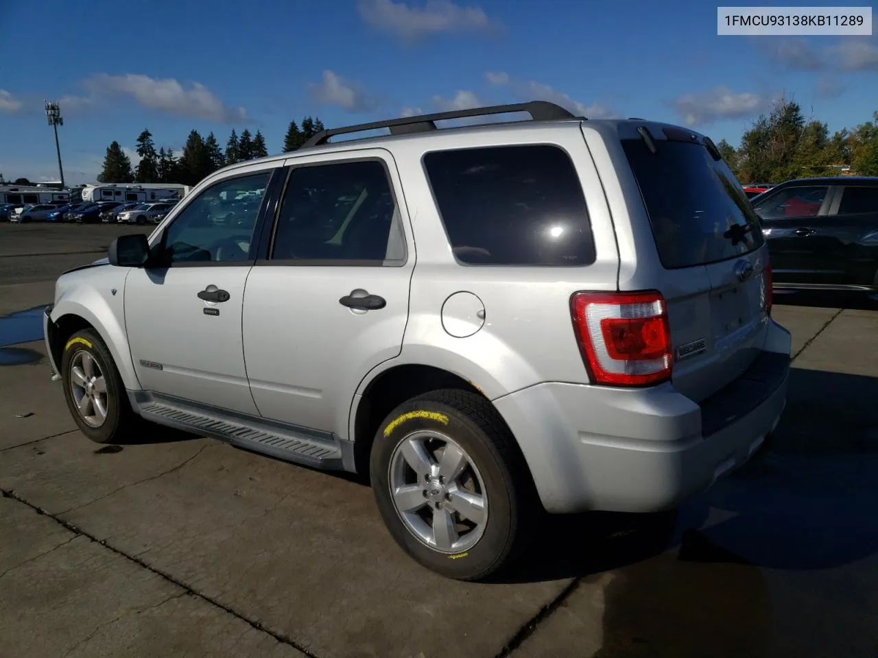 2008 Ford Escape Xlt VIN: 1FMCU93138KB11289 Lot: 76700584