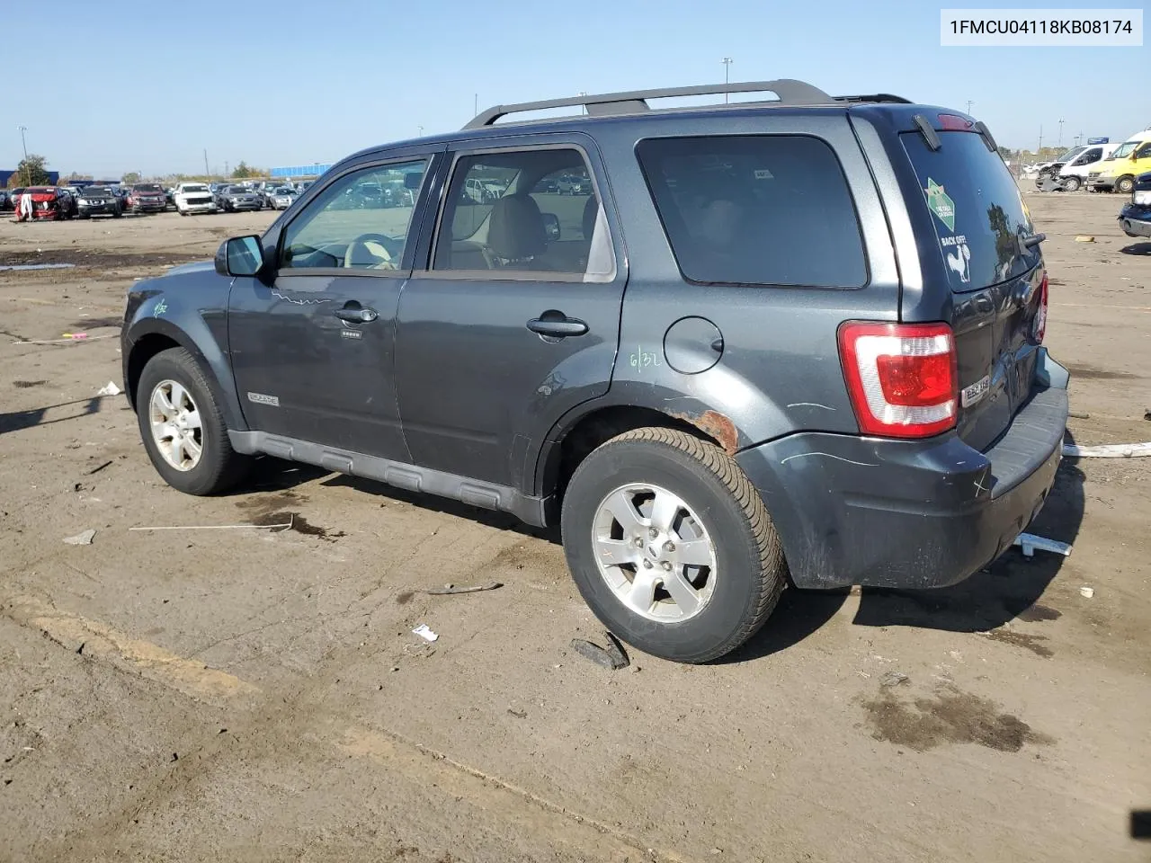 2008 Ford Escape Limited VIN: 1FMCU04118KB08174 Lot: 76876574