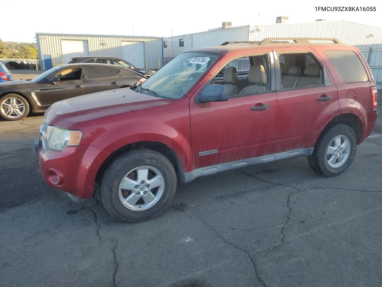 2008 Ford Escape Xlt VIN: 1FMCU93ZX8KA16055 Lot: 76916794