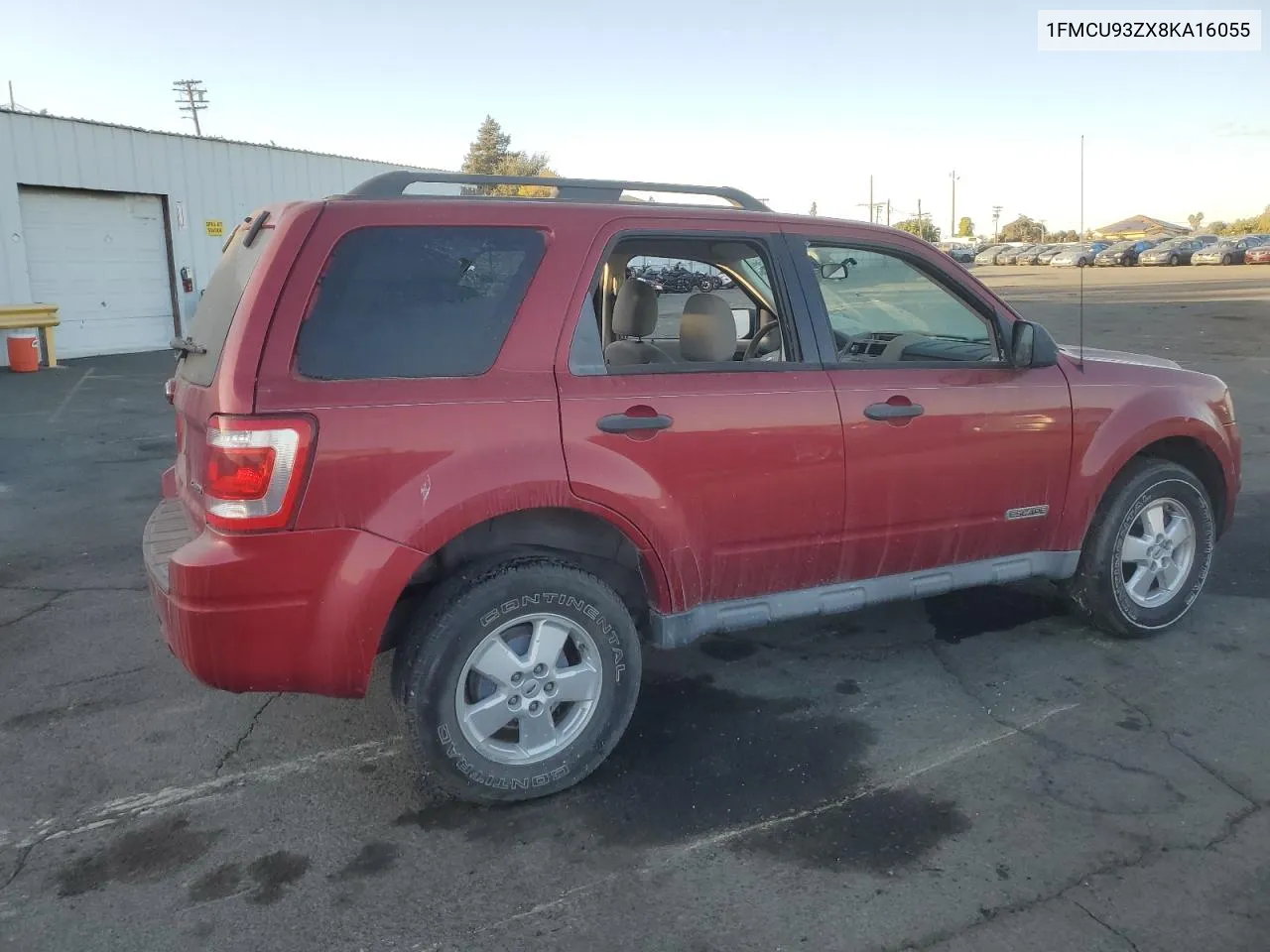 2008 Ford Escape Xlt VIN: 1FMCU93ZX8KA16055 Lot: 76916794