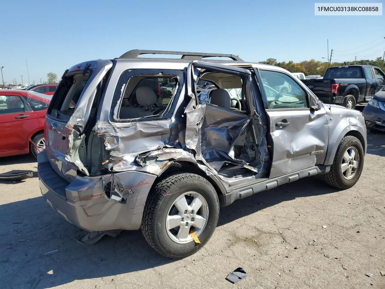 1FMCU03138KC08858 2008 Ford Escape Xlt