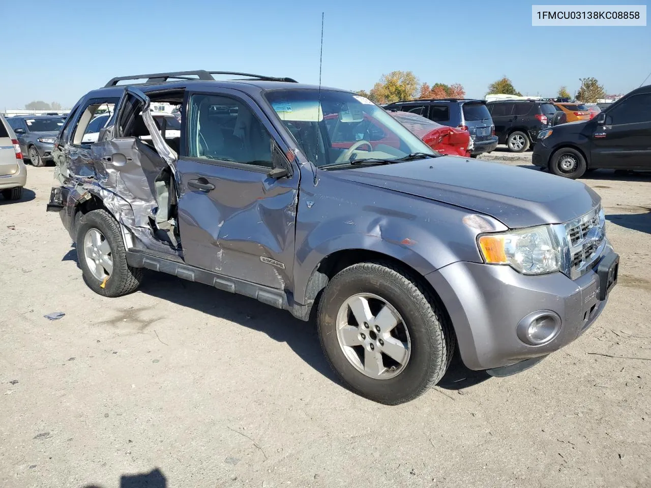 1FMCU03138KC08858 2008 Ford Escape Xlt