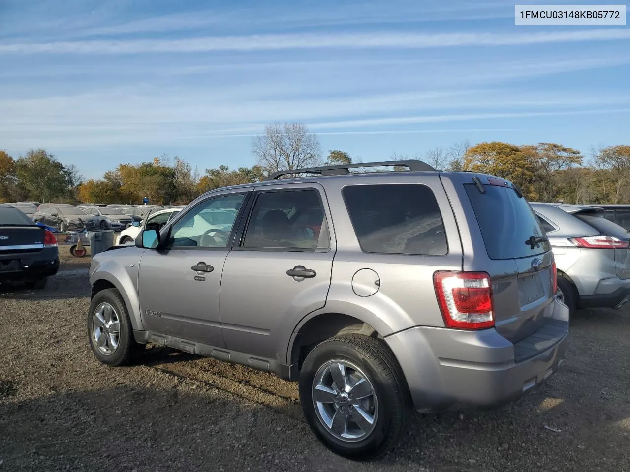 2008 Ford Escape Xlt VIN: 1FMCU03148KB05772 Lot: 77157654