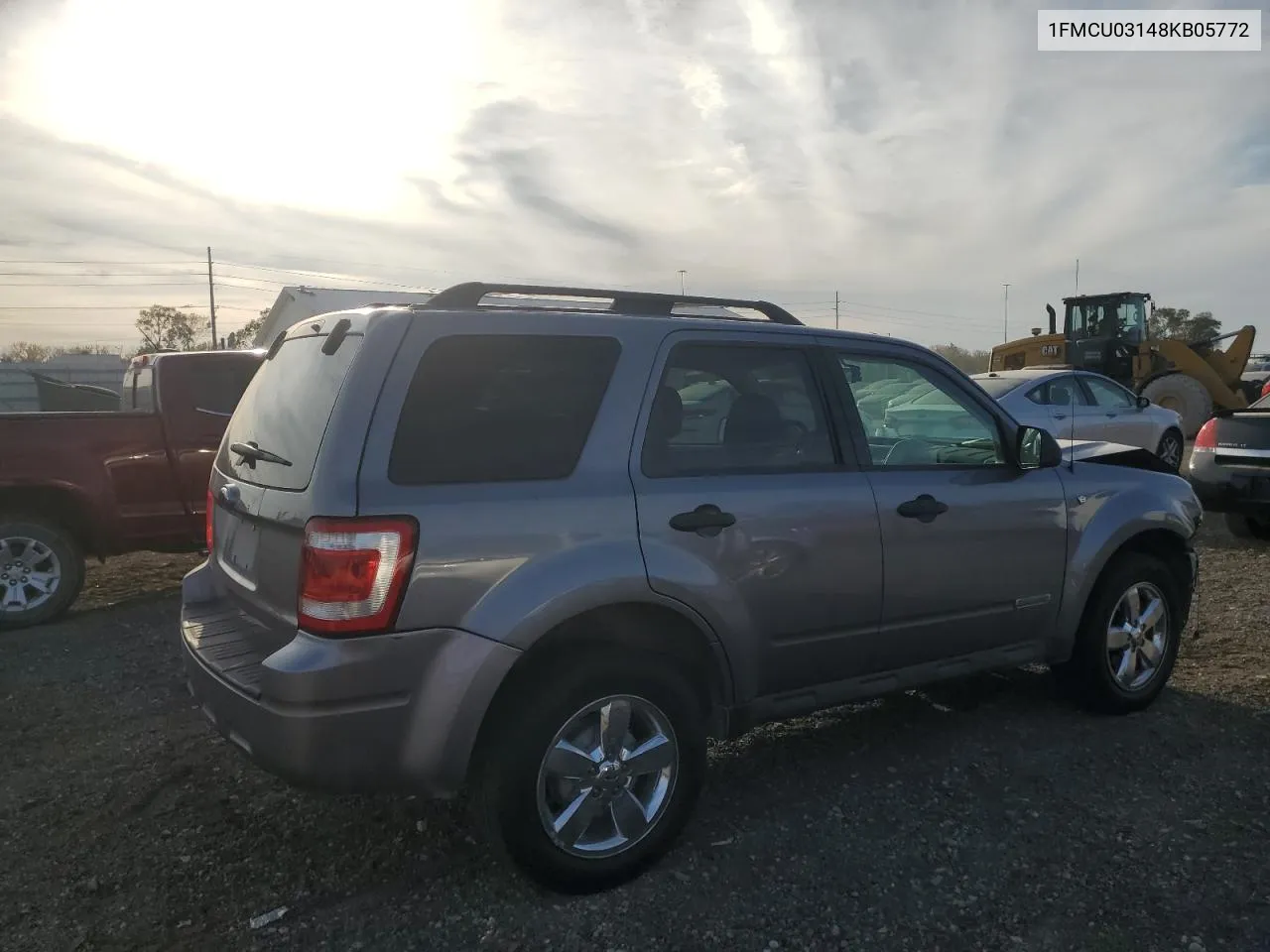 2008 Ford Escape Xlt VIN: 1FMCU03148KB05772 Lot: 77157654