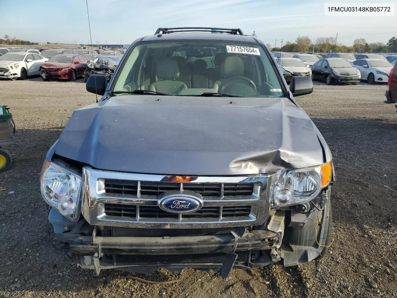 2008 Ford Escape Xlt VIN: 1FMCU03148KB05772 Lot: 77157654