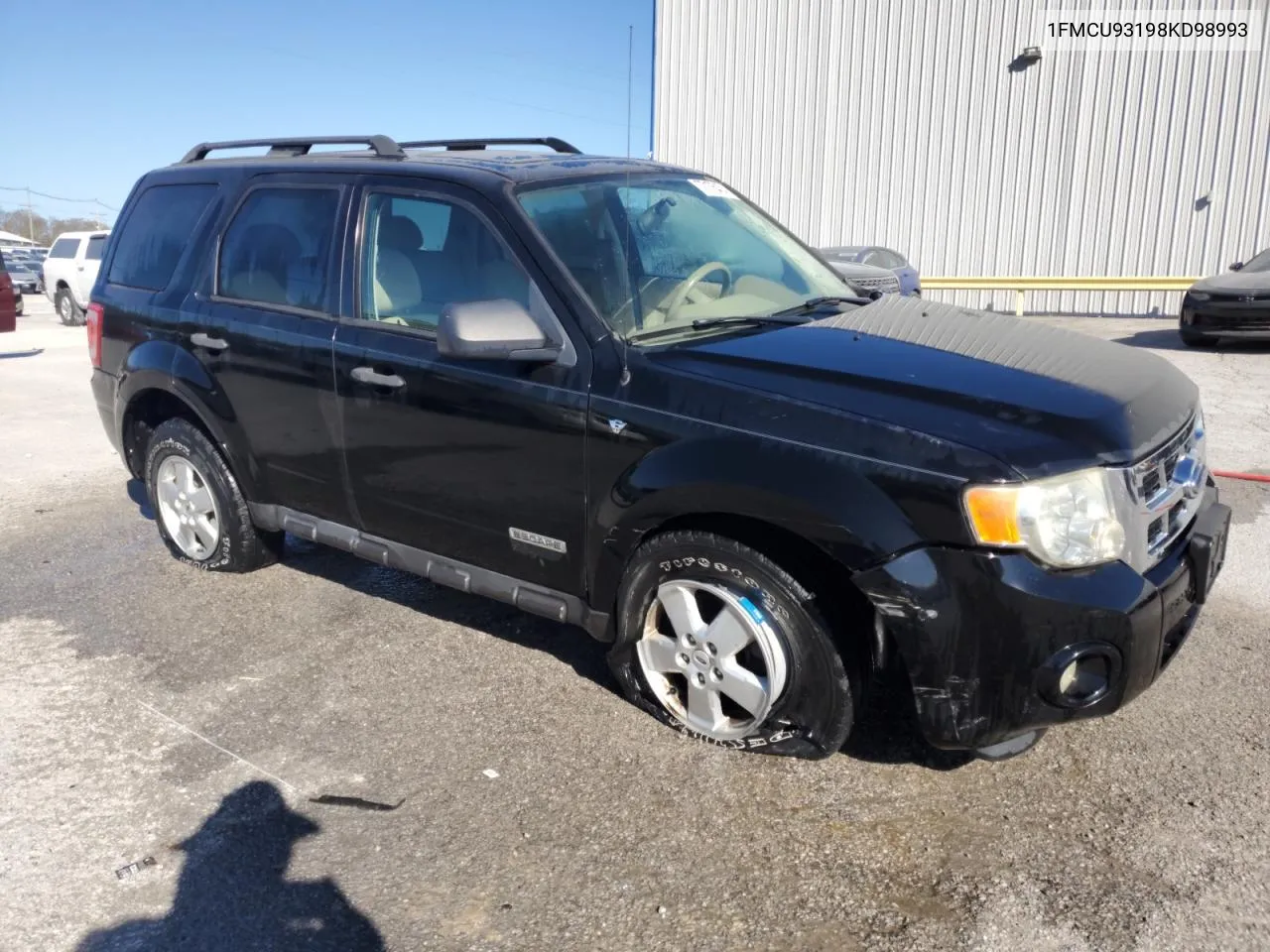 2008 Ford Escape Xlt VIN: 1FMCU93198KD98993 Lot: 77175474