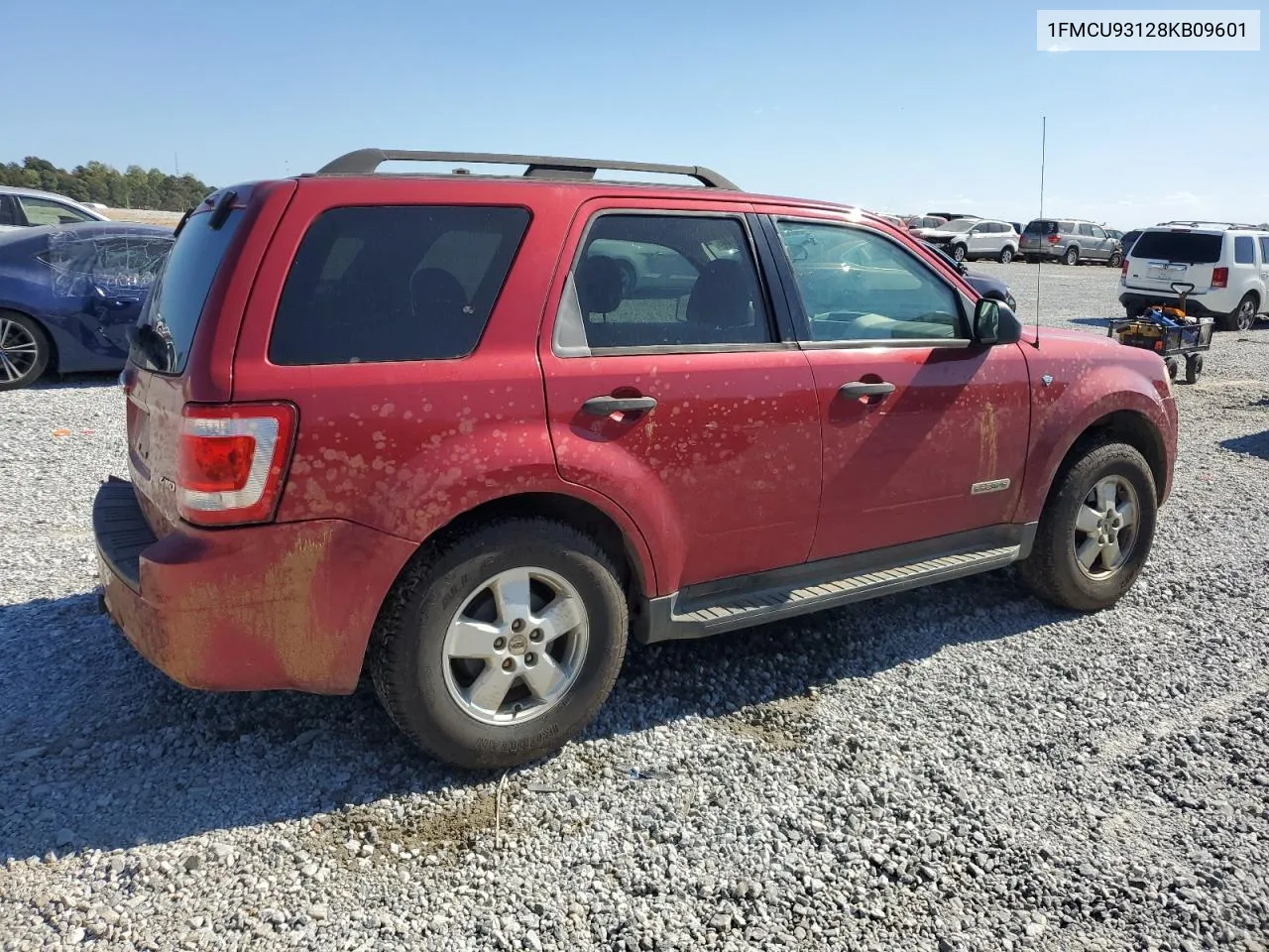 2008 Ford Escape Xlt VIN: 1FMCU93128KB09601 Lot: 77421744