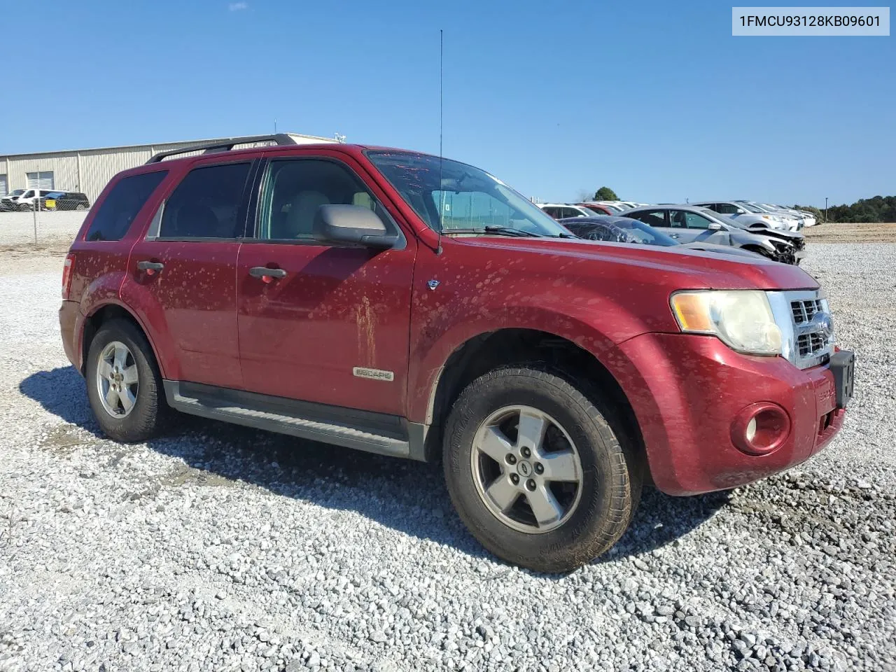 2008 Ford Escape Xlt VIN: 1FMCU93128KB09601 Lot: 77421744