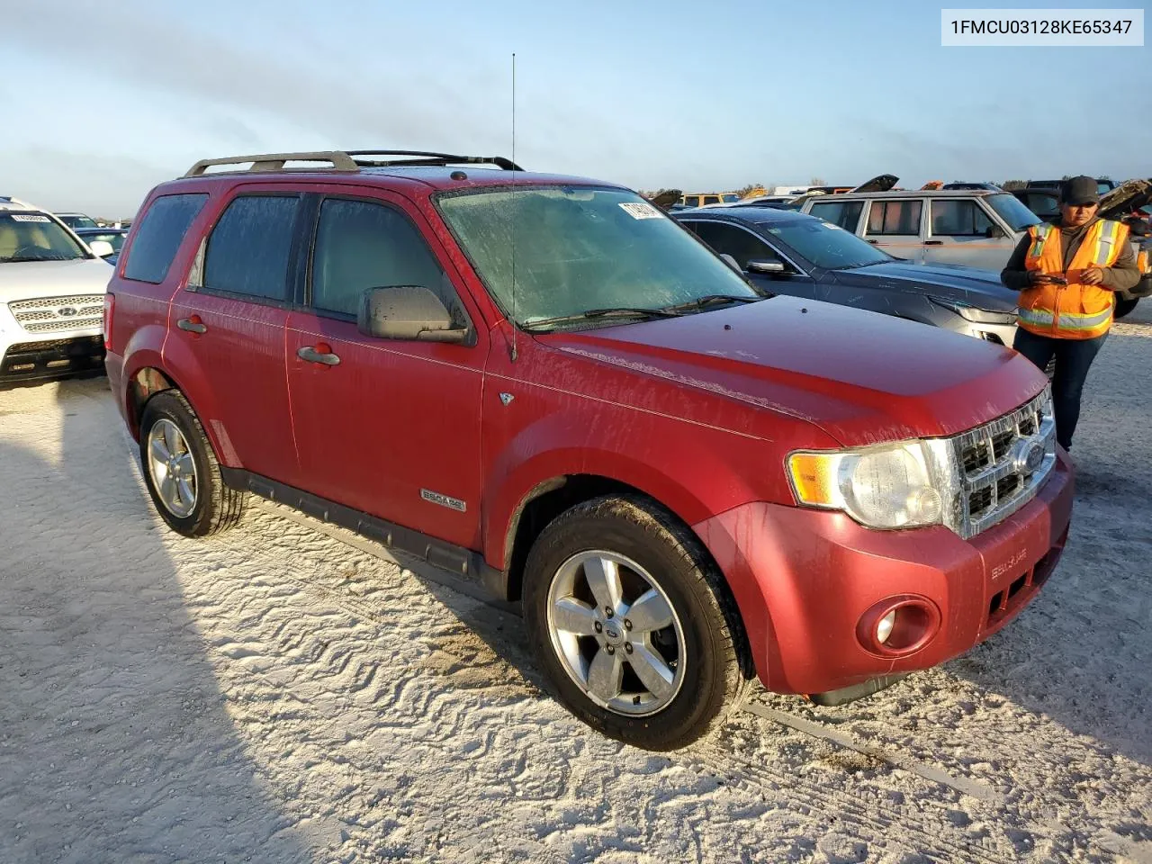 2008 Ford Escape Xlt VIN: 1FMCU03128KE65347 Lot: 77463184