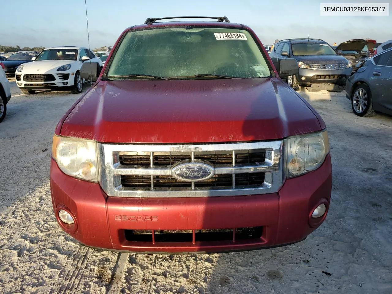 2008 Ford Escape Xlt VIN: 1FMCU03128KE65347 Lot: 77463184