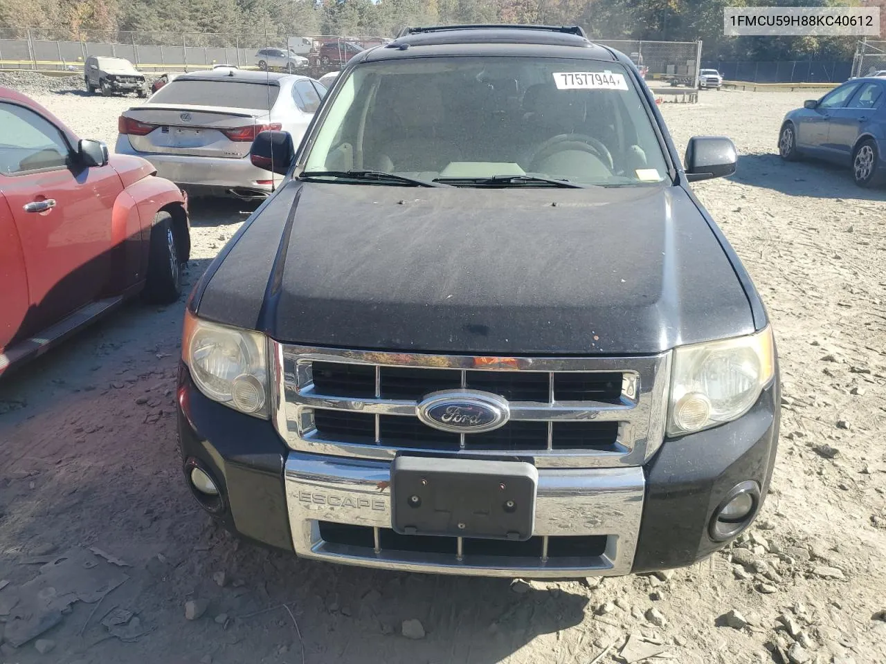 2008 Ford Escape Hev VIN: 1FMCU59H88KC40612 Lot: 77577944