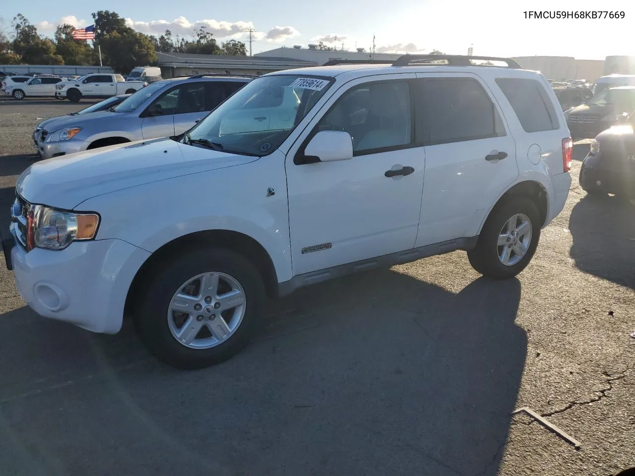 2008 Ford Escape Hev VIN: 1FMCU59H68KB77669 Lot: 77859614