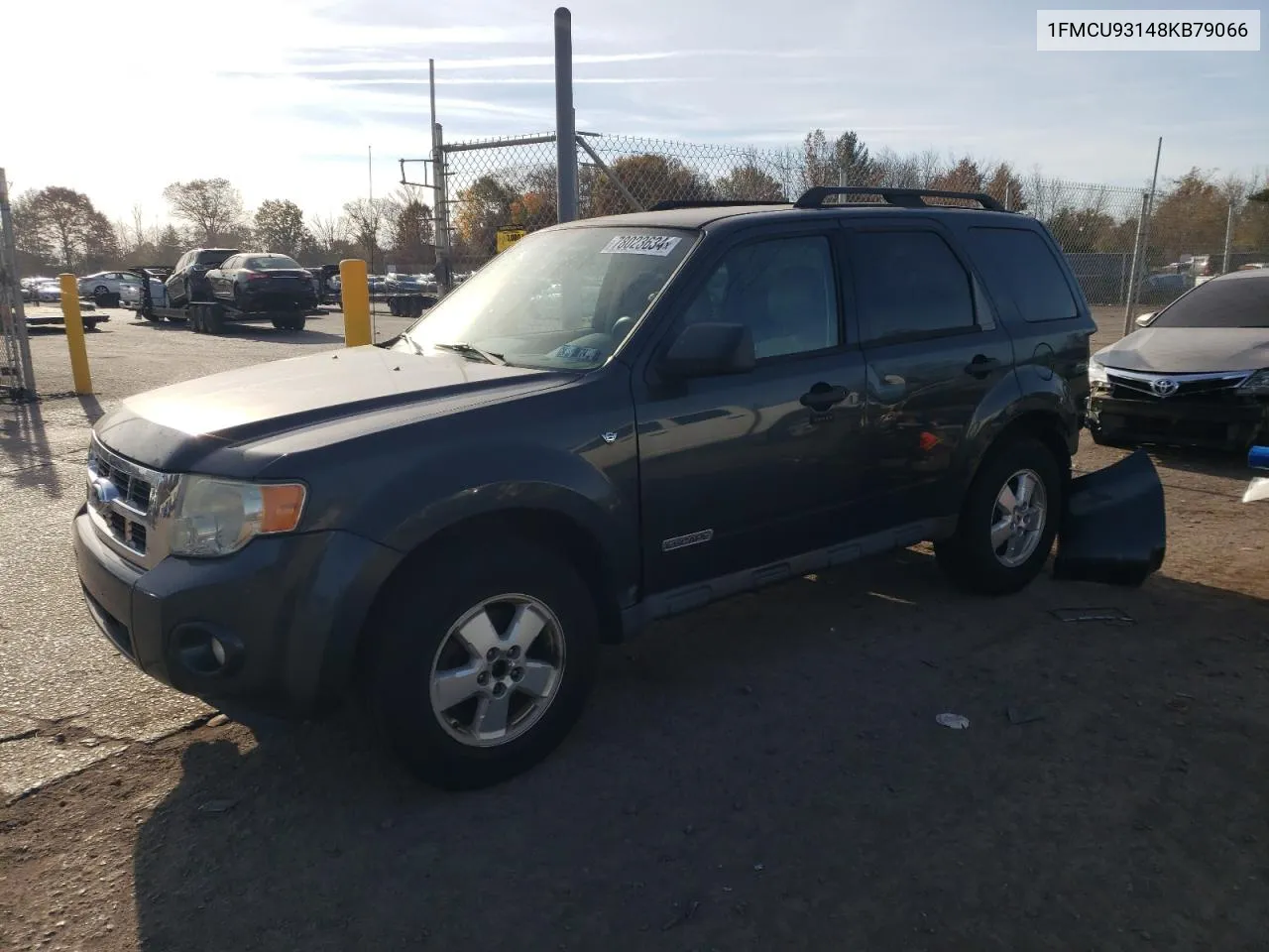 2008 Ford Escape Xlt VIN: 1FMCU93148KB79066 Lot: 78023634