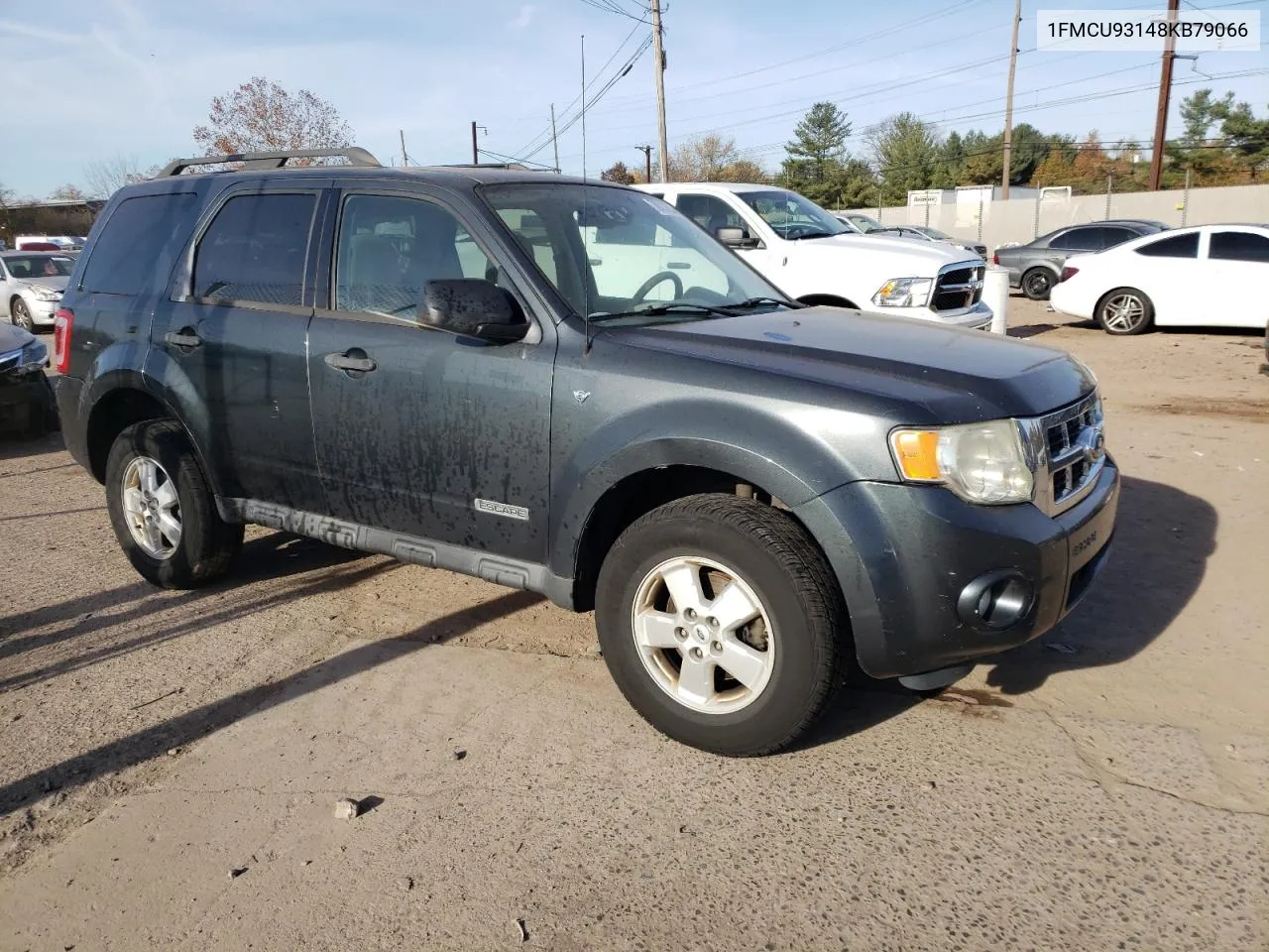 2008 Ford Escape Xlt VIN: 1FMCU93148KB79066 Lot: 78023634