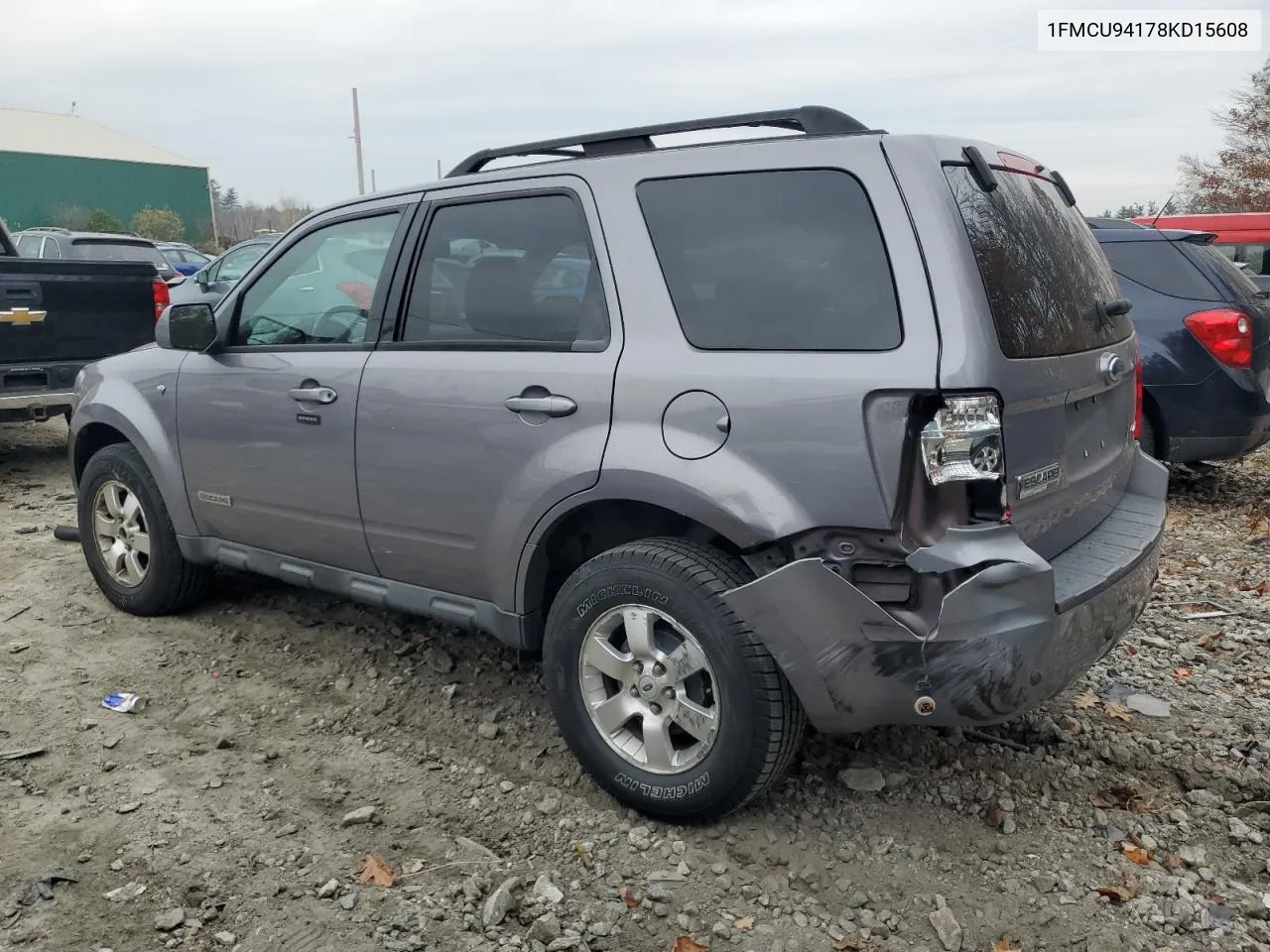 2008 Ford Escape Limited VIN: 1FMCU94178KD15608 Lot: 78098394