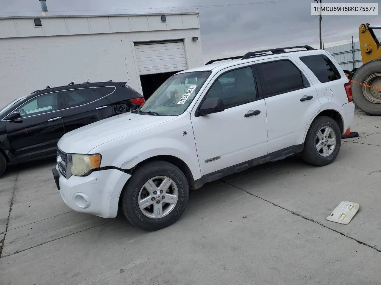 2008 Ford Escape Hev VIN: 1FMCU59H58KD75577 Lot: 78547564