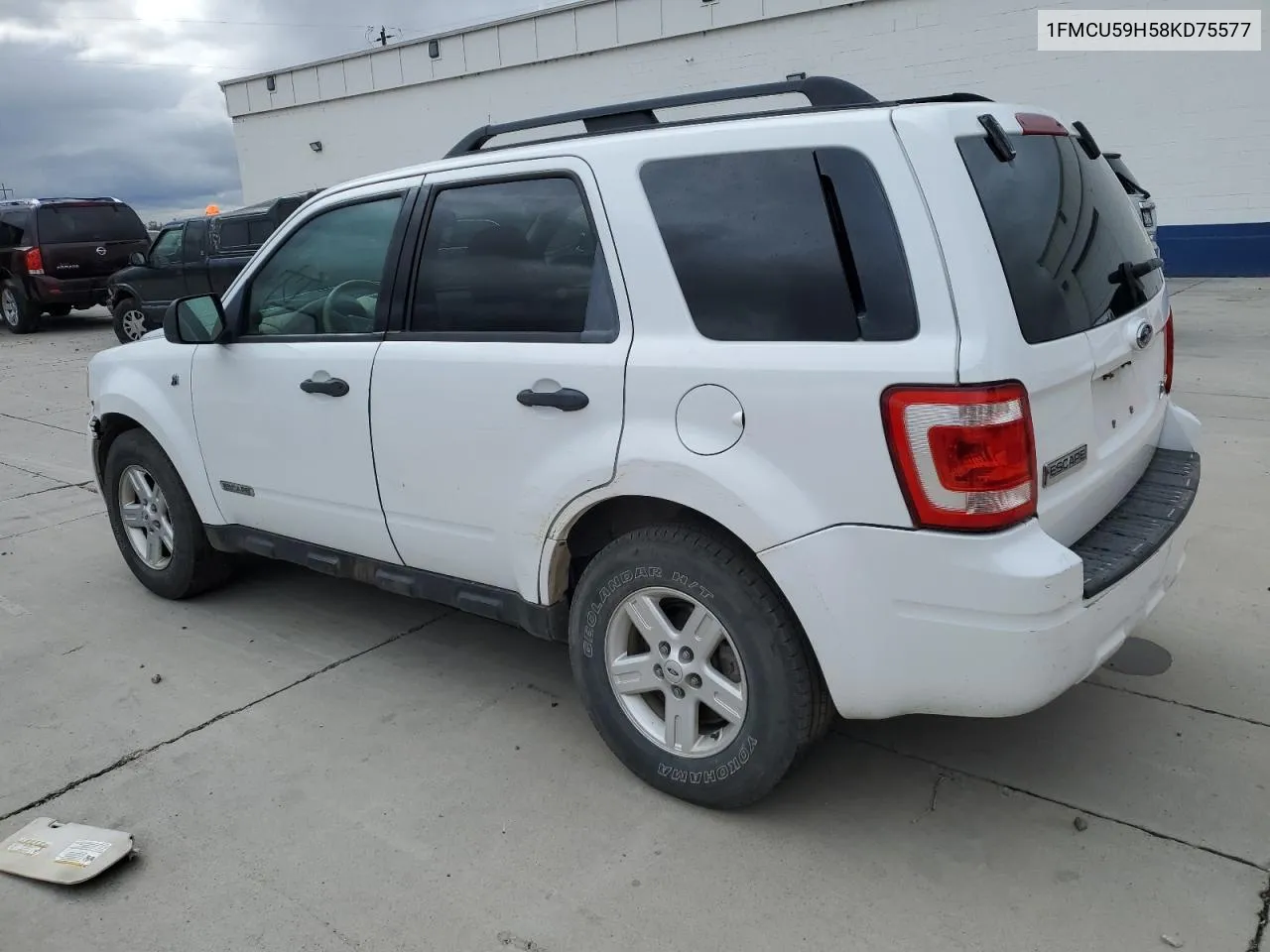 2008 Ford Escape Hev VIN: 1FMCU59H58KD75577 Lot: 78547564