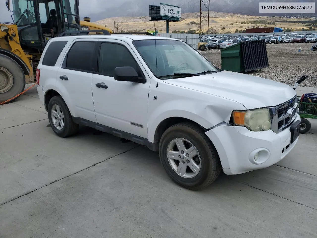 2008 Ford Escape Hev VIN: 1FMCU59H58KD75577 Lot: 78547564