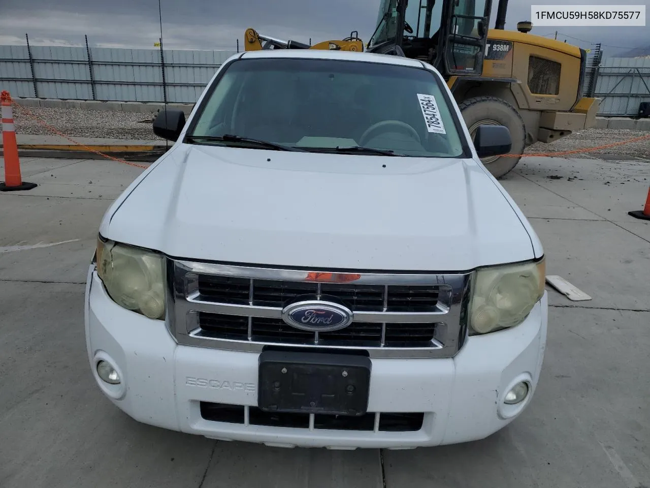 2008 Ford Escape Hev VIN: 1FMCU59H58KD75577 Lot: 78547564