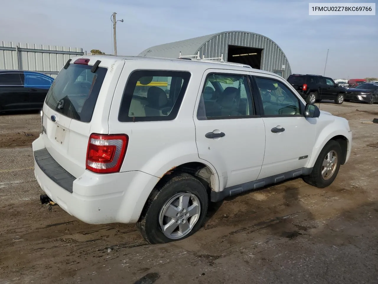 2008 Ford Escape Xls VIN: 1FMCU02Z78KC69766 Lot: 78605834