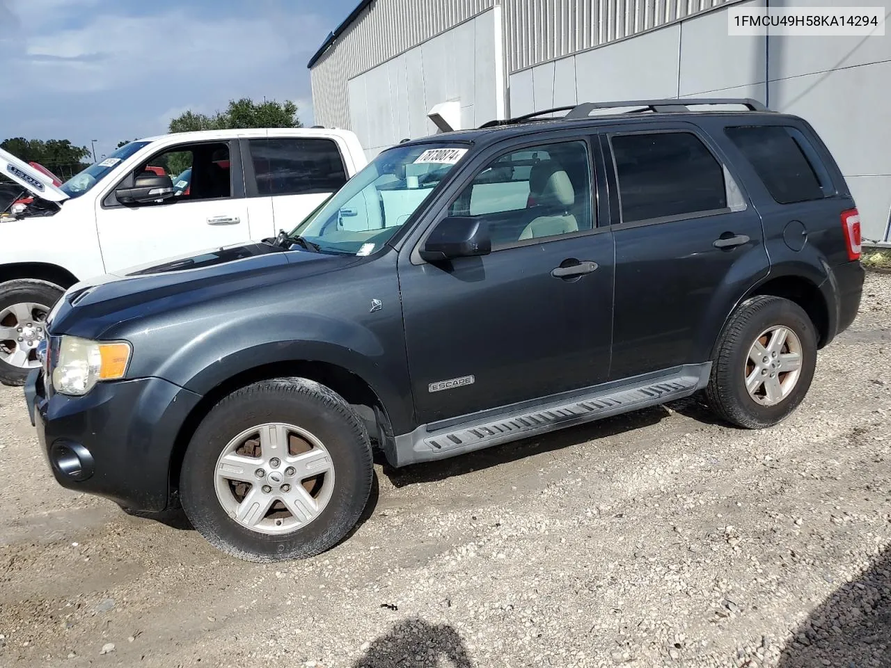 2008 Ford Escape Hev VIN: 1FMCU49H58KA14294 Lot: 78730874