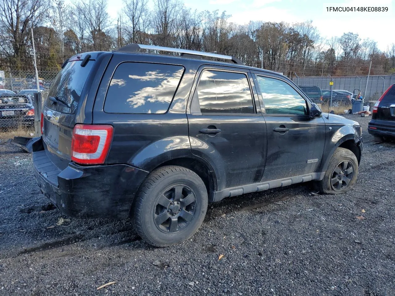 2008 Ford Escape Limited VIN: 1FMCU04148KE08839 Lot: 78835424