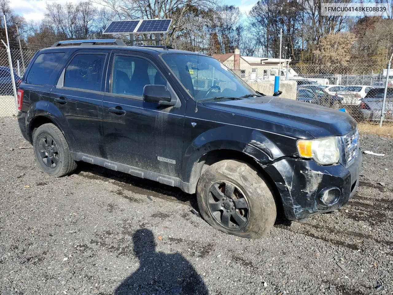 2008 Ford Escape Limited VIN: 1FMCU04148KE08839 Lot: 78835424