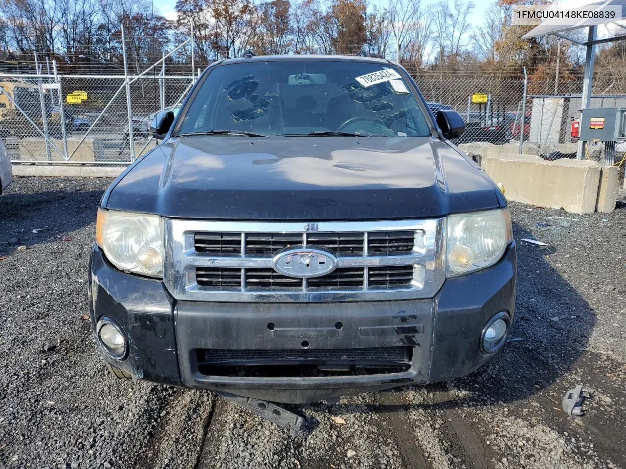 2008 Ford Escape Limited VIN: 1FMCU04148KE08839 Lot: 78835424