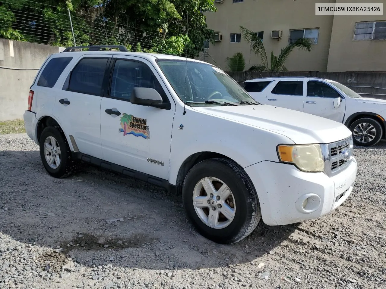 2008 Ford Escape Hev VIN: 1FMCU59HX8KA25426 Lot: 79054564