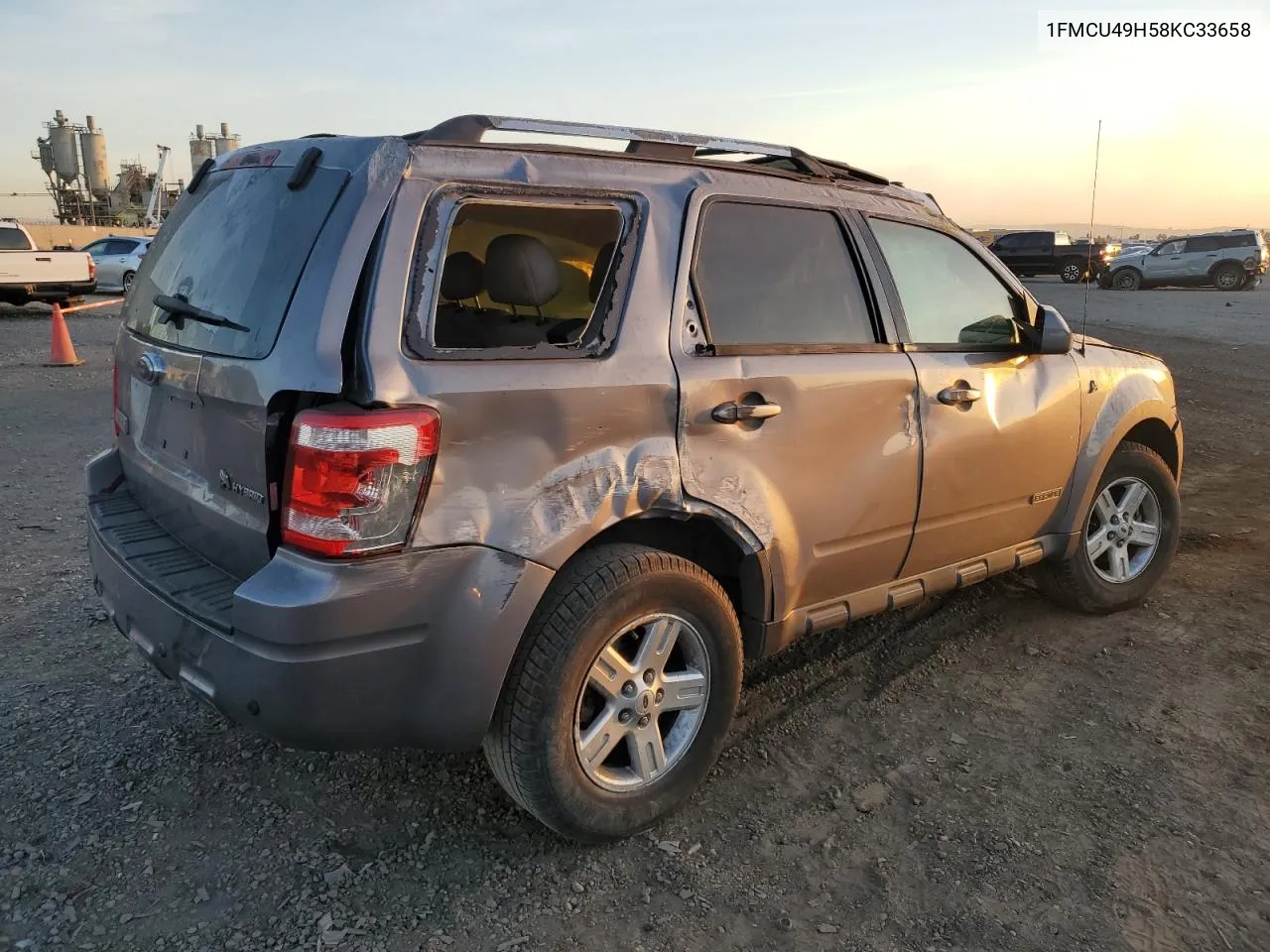 2008 Ford Escape Hev VIN: 1FMCU49H58KC33658 Lot: 79374624