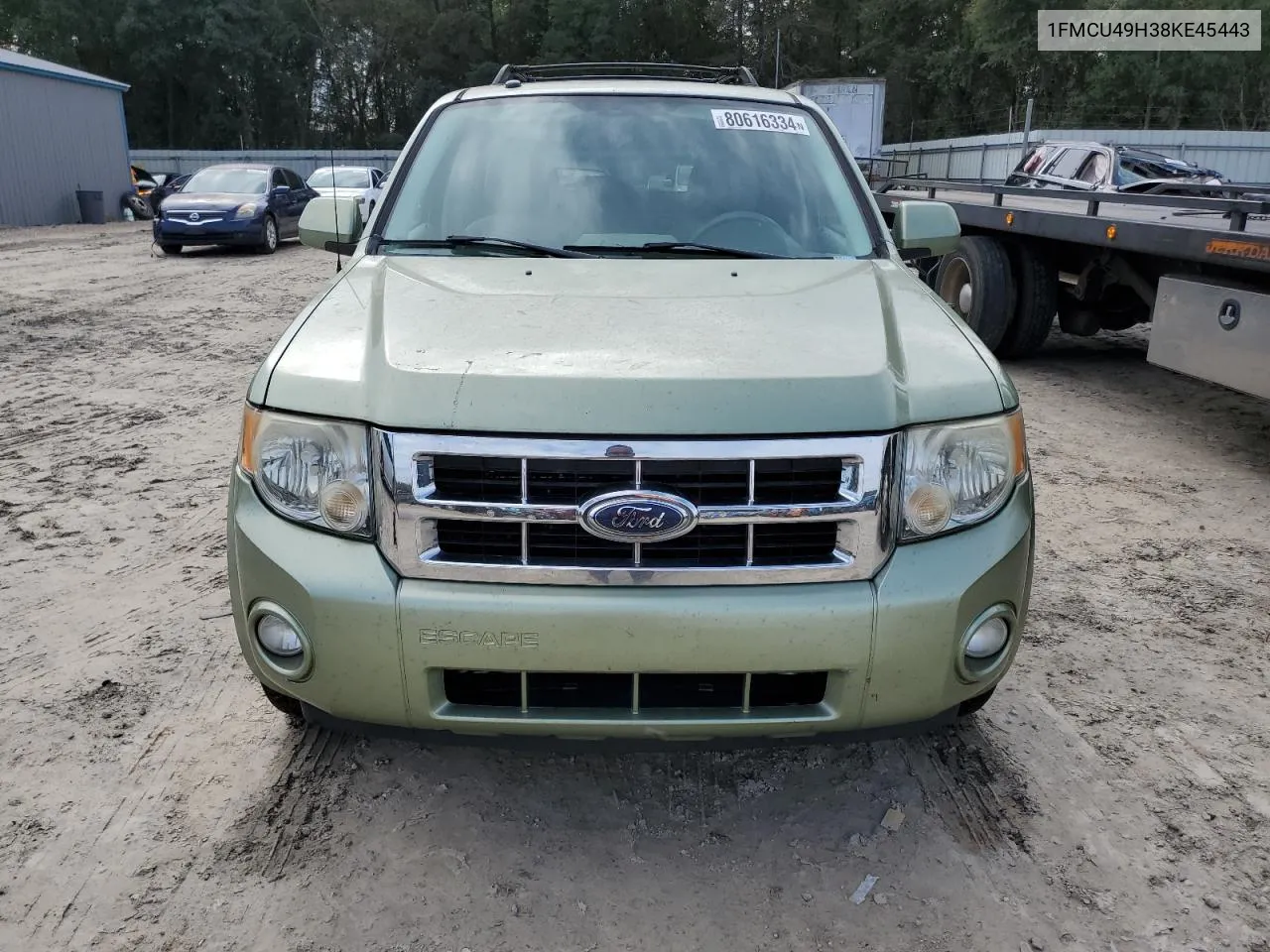 2008 Ford Escape Hev VIN: 1FMCU49H38KE45443 Lot: 80616334