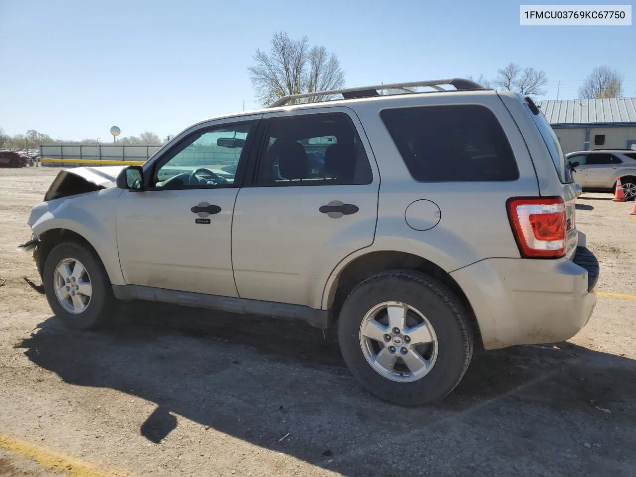 2009 Ford Escape Xlt VIN: 1FMCU03769KC67750 Lot: 49580284