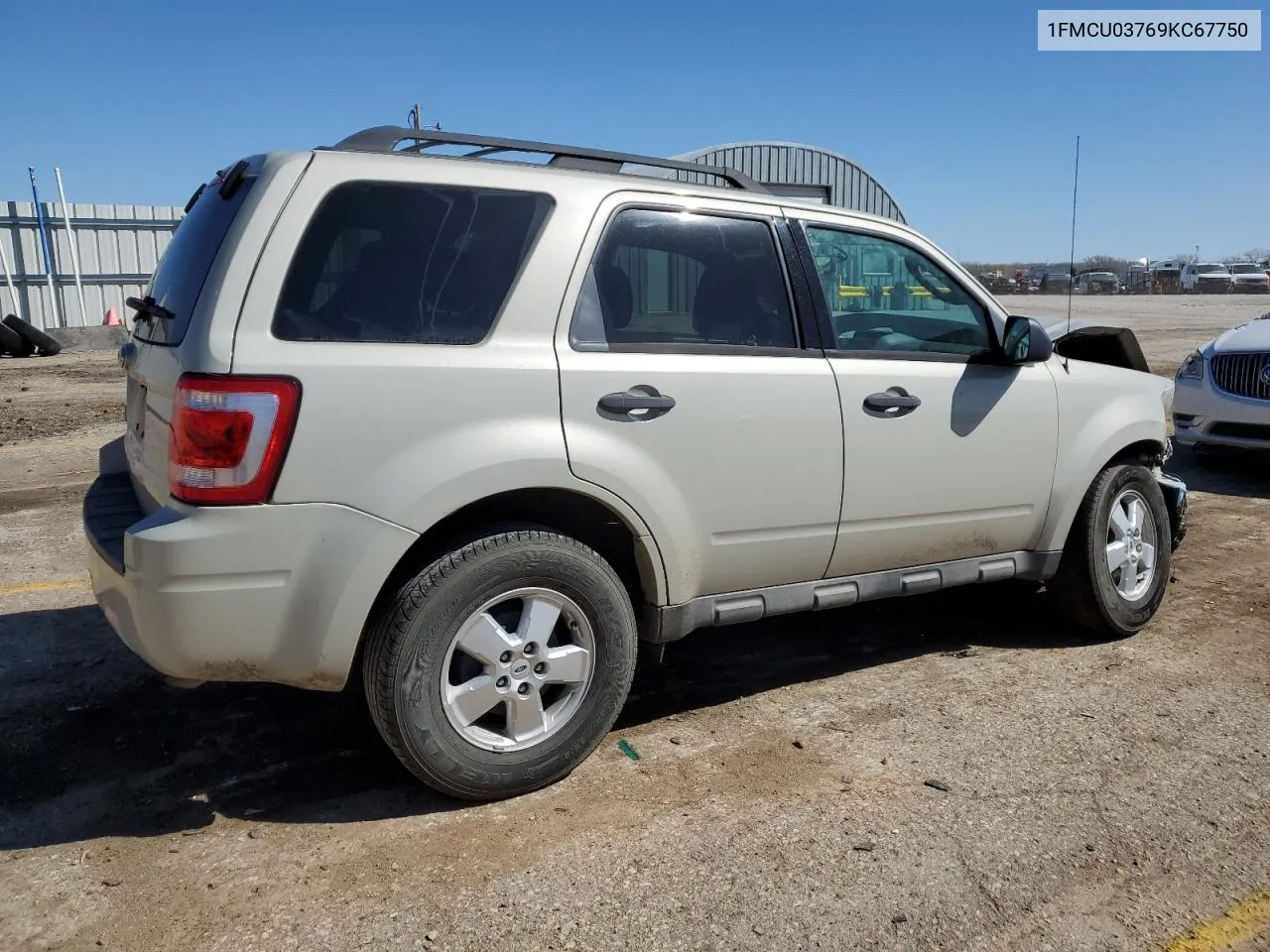 2009 Ford Escape Xlt VIN: 1FMCU03769KC67750 Lot: 49580284