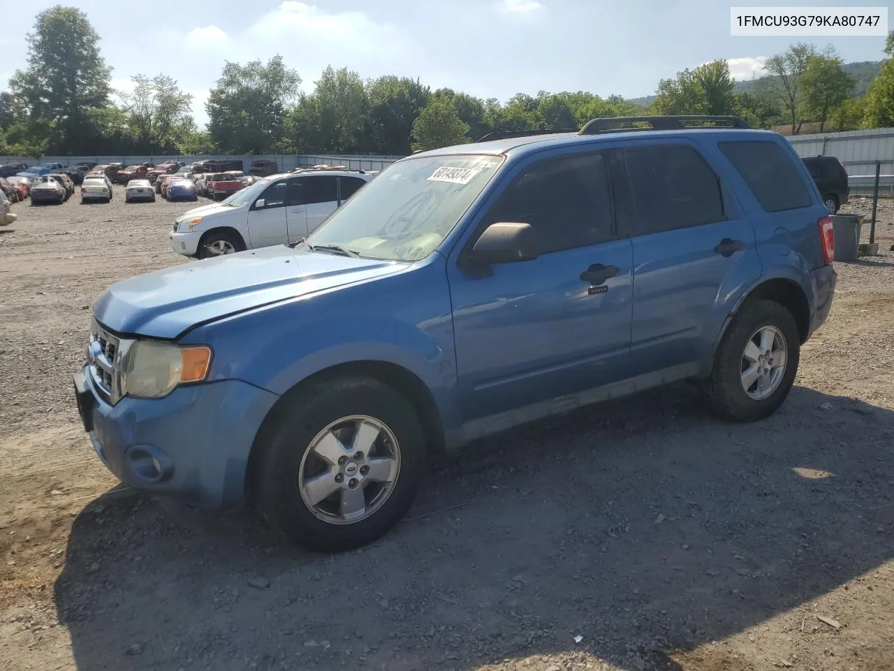 2009 Ford Escape Xlt VIN: 1FMCU93G79KA80747 Lot: 60149374