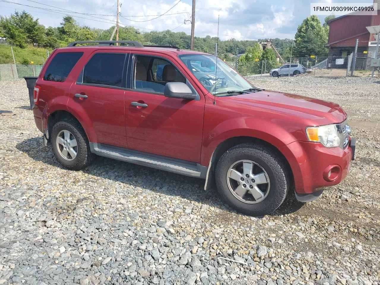 2009 Ford Escape Xlt VIN: 1FMCU93G99KC49926 Lot: 66842094