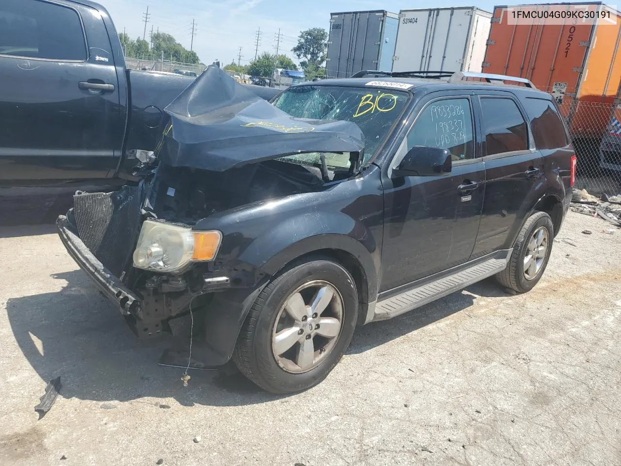 2009 Ford Escape Limited VIN: 1FMCU04G09KC30191 Lot: 68285014