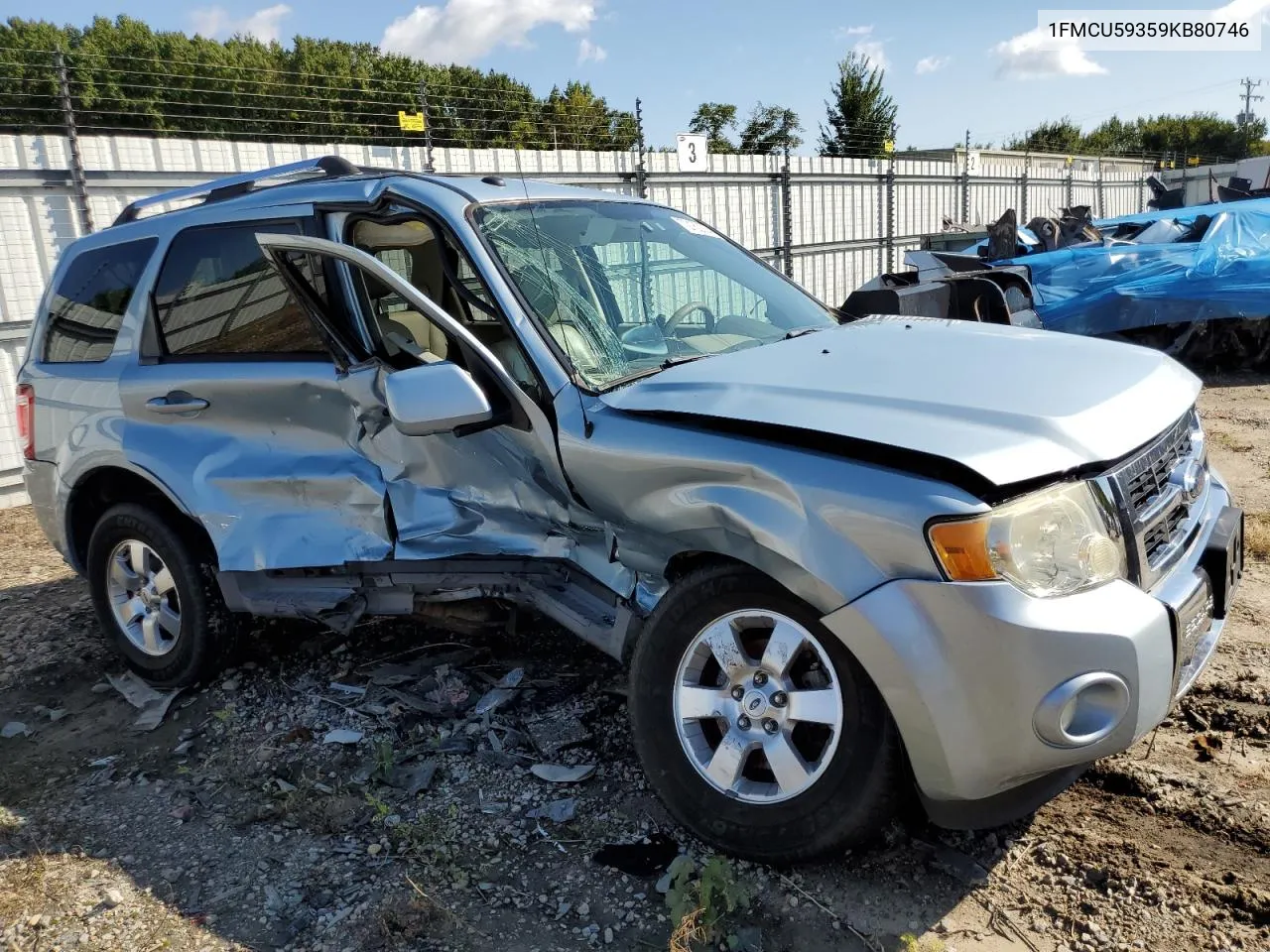 2009 Ford Escape Hybrid VIN: 1FMCU59359KB80746 Lot: 72183634