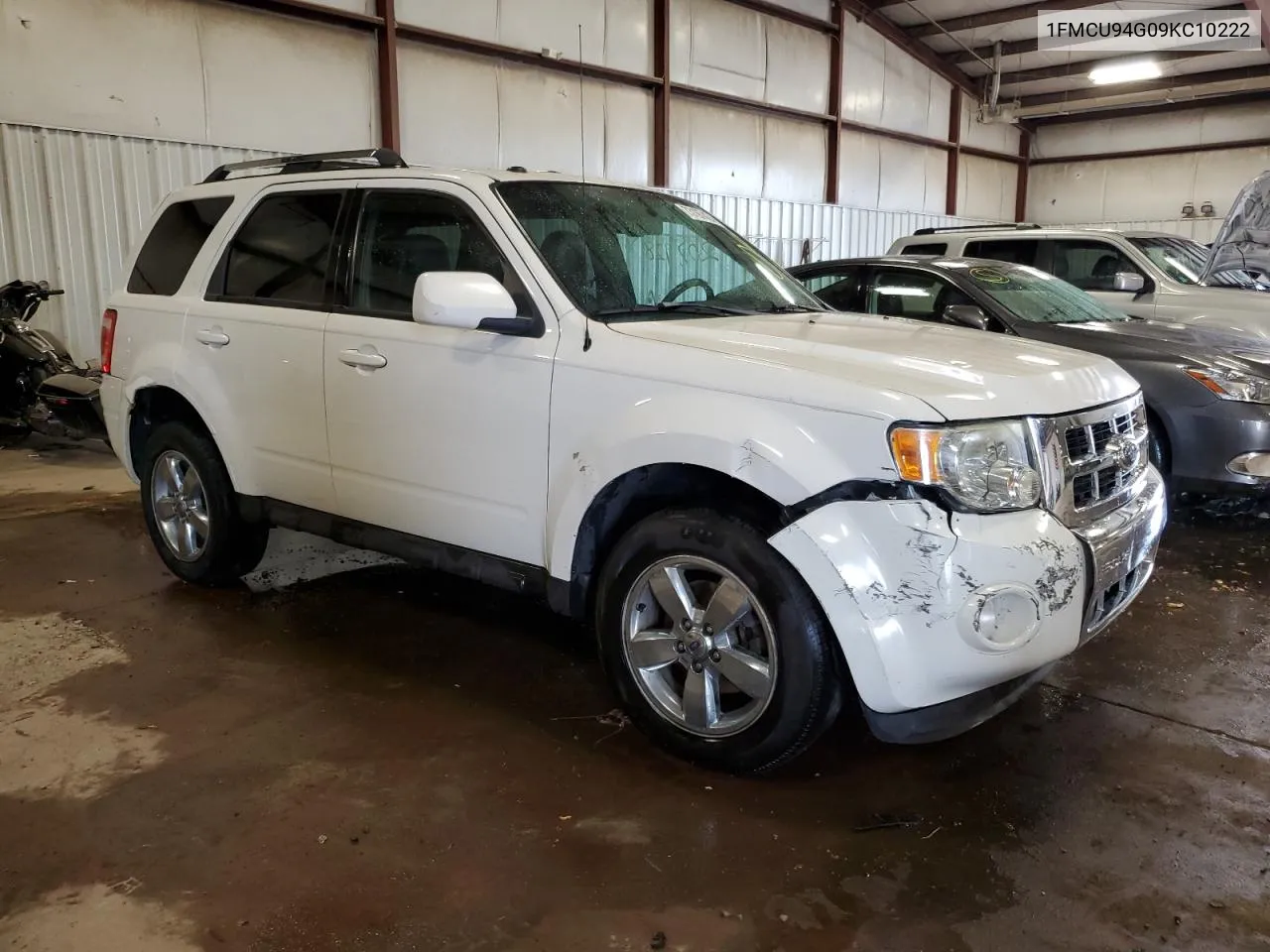 2009 Ford Escape Limited VIN: 1FMCU94G09KC10222 Lot: 73197424