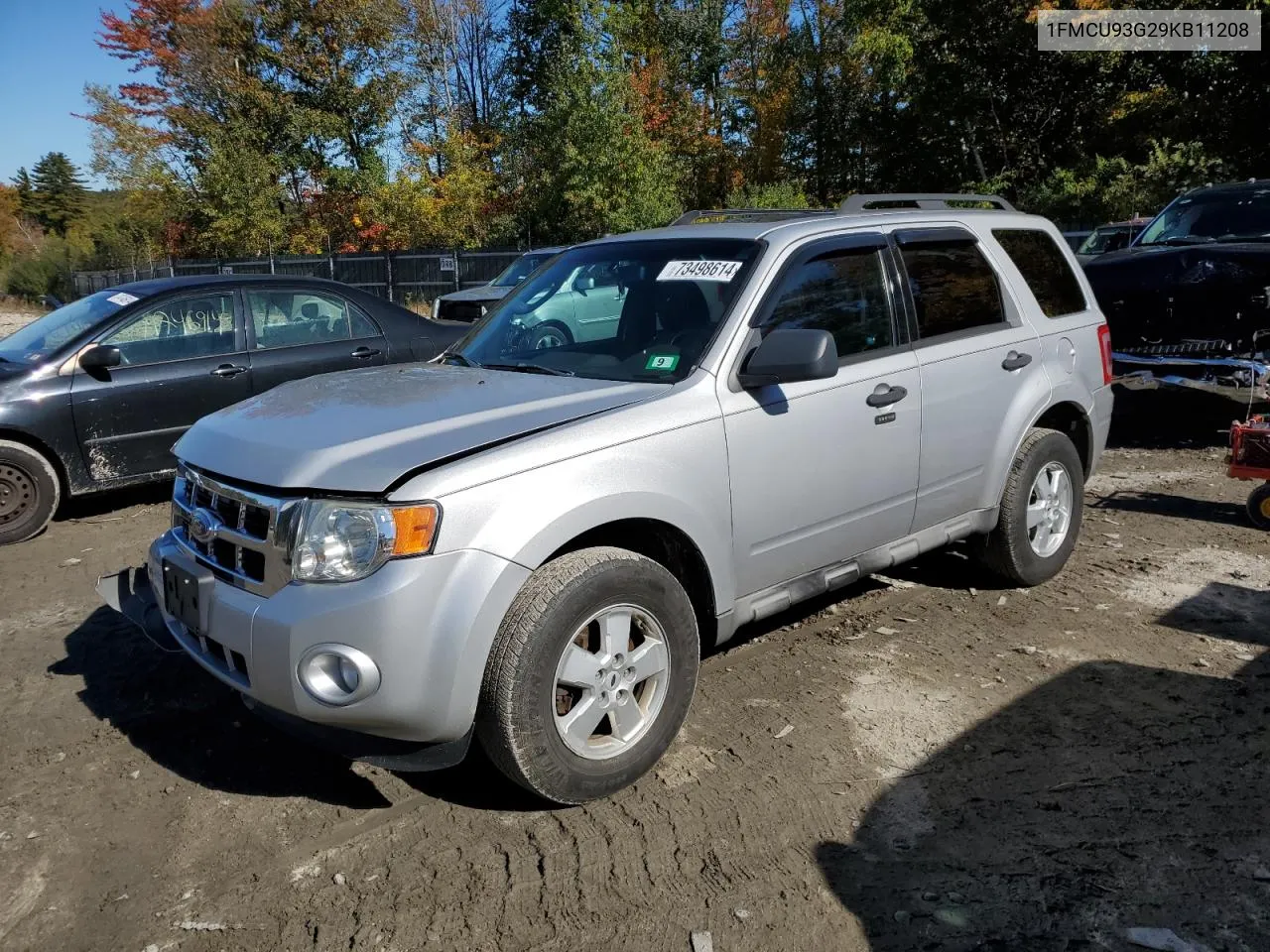 2009 Ford Escape Xlt VIN: 1FMCU93G29KB11208 Lot: 73498614