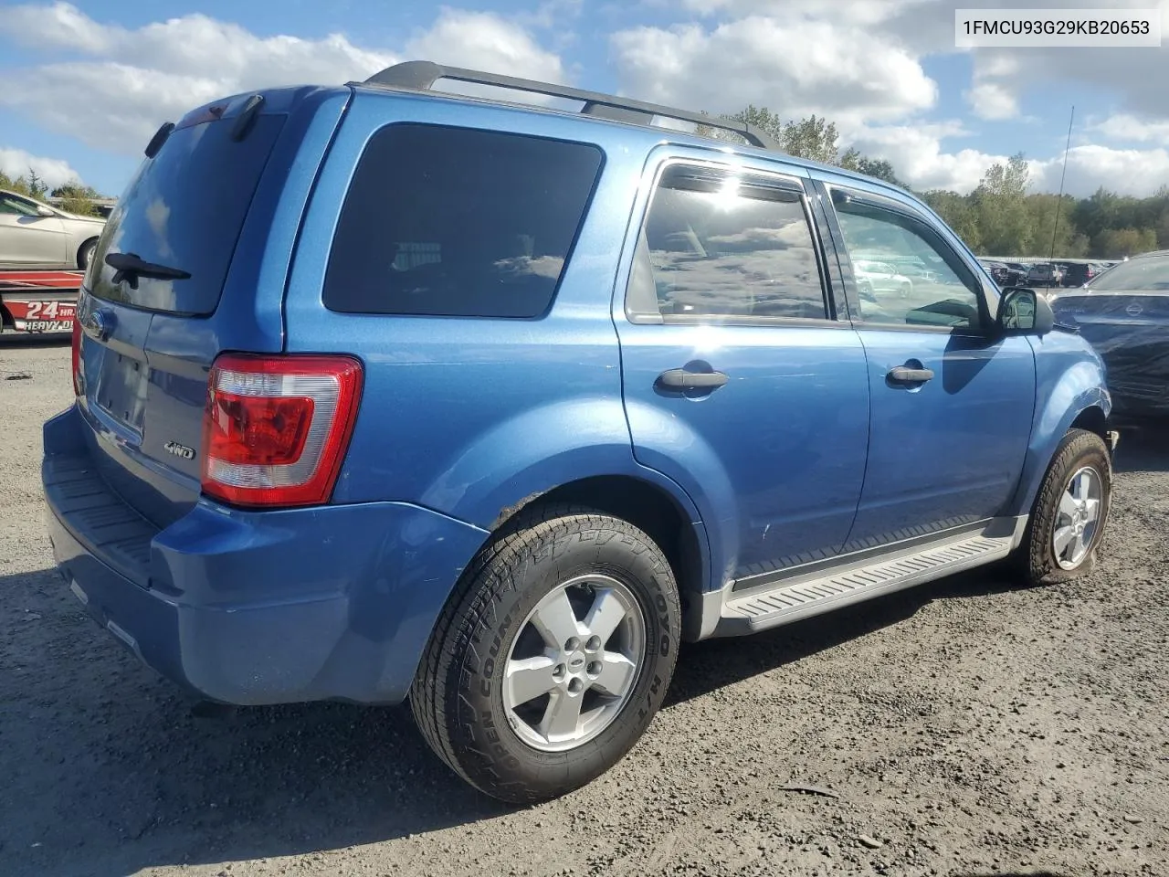 2009 Ford Escape Xlt VIN: 1FMCU93G29KB20653 Lot: 73696854