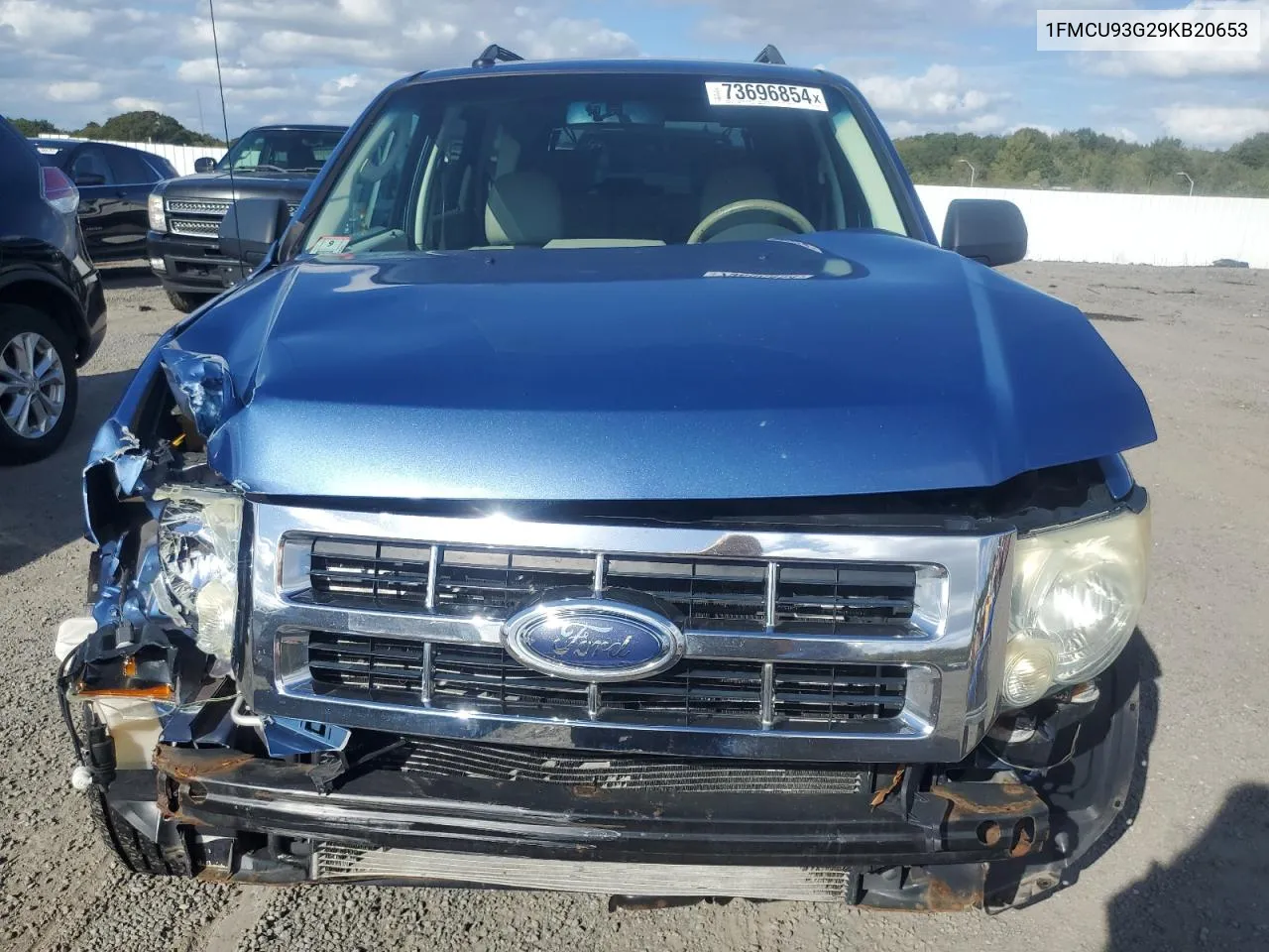 2009 Ford Escape Xlt VIN: 1FMCU93G29KB20653 Lot: 73696854