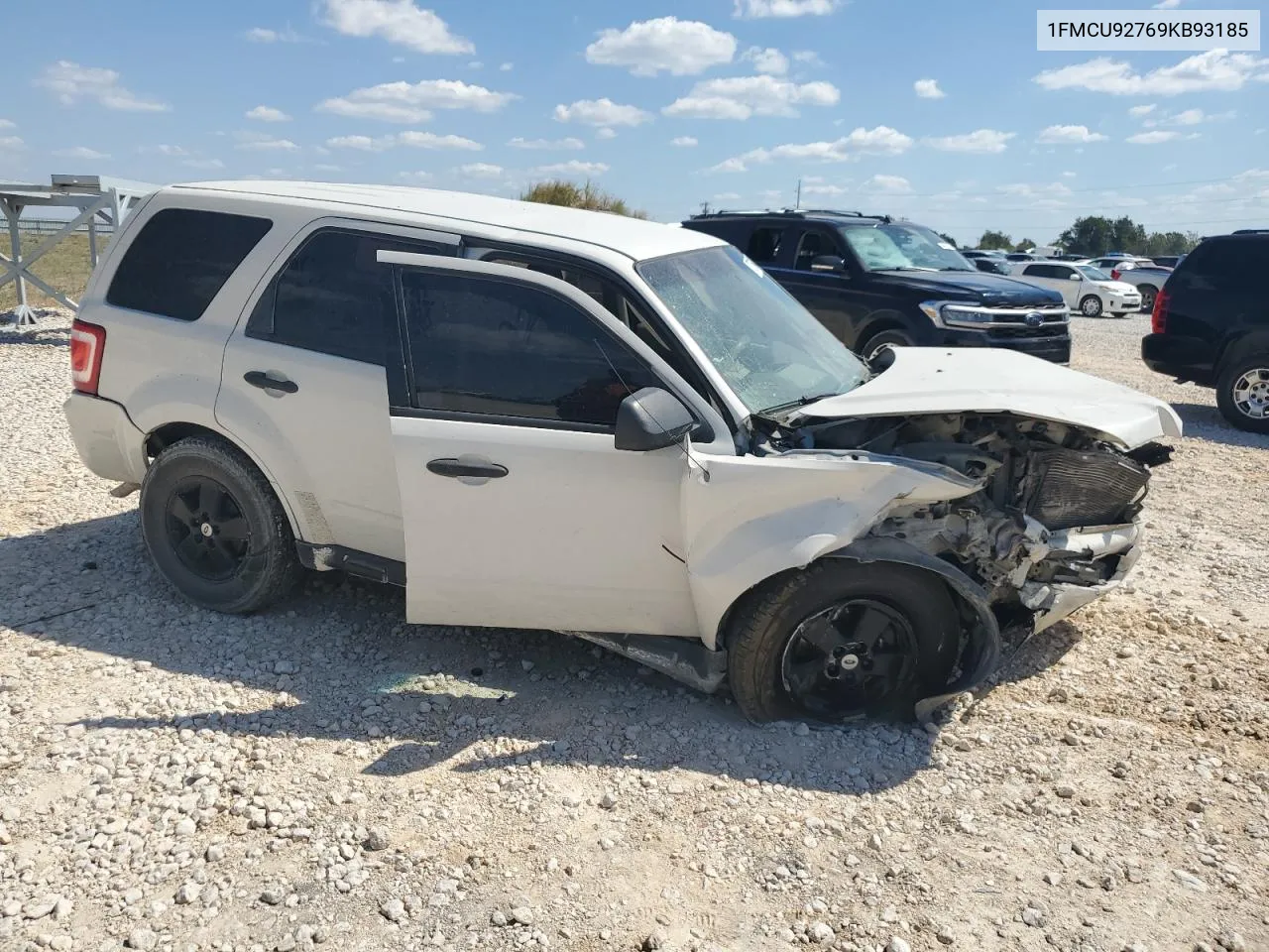 2009 Ford Escape Xls VIN: 1FMCU92769KB93185 Lot: 73766484