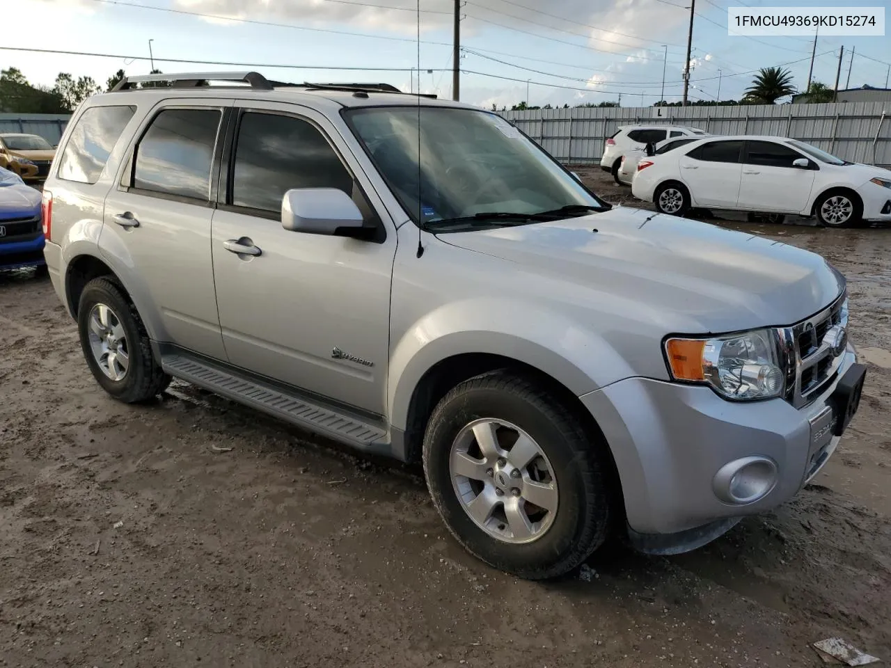 2009 Ford Escape Hybrid VIN: 1FMCU49369KD15274 Lot: 73769664