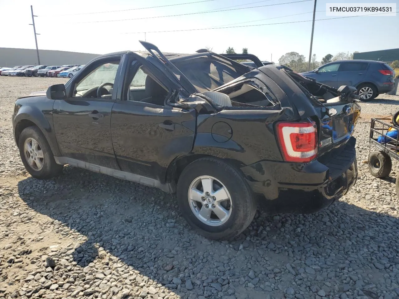 2009 Ford Escape Xlt VIN: 1FMCU03719KB94531 Lot: 73932194