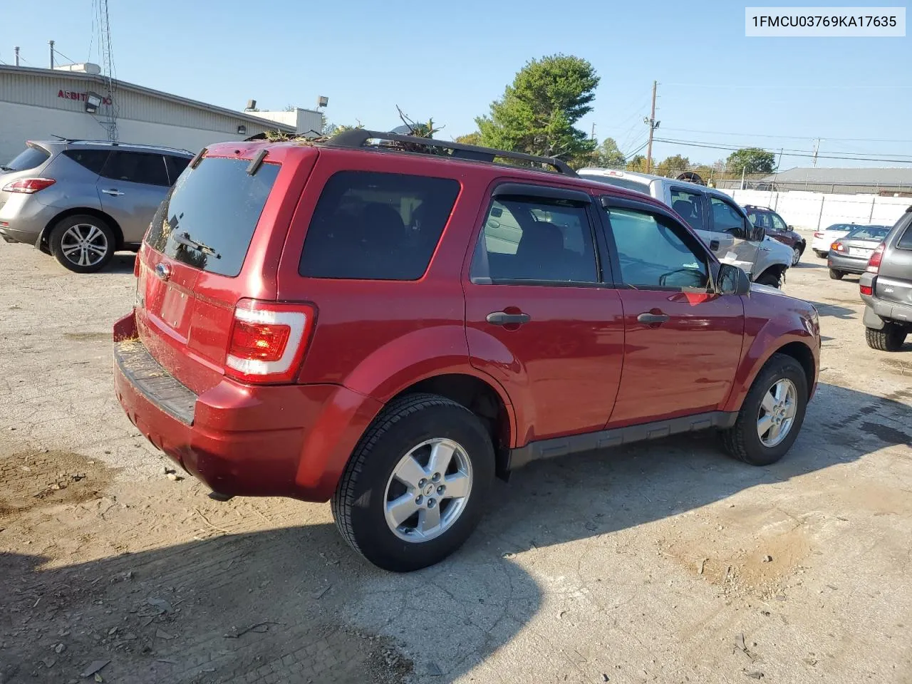 2009 Ford Escape Xlt VIN: 1FMCU03769KA17635 Lot: 74064894