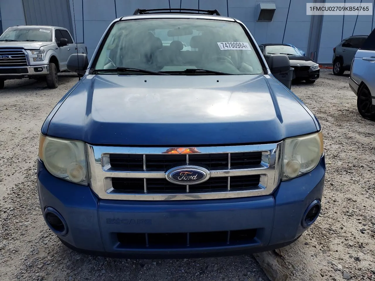 2009 Ford Escape Xls VIN: 1FMCU02709KB54765 Lot: 74780984