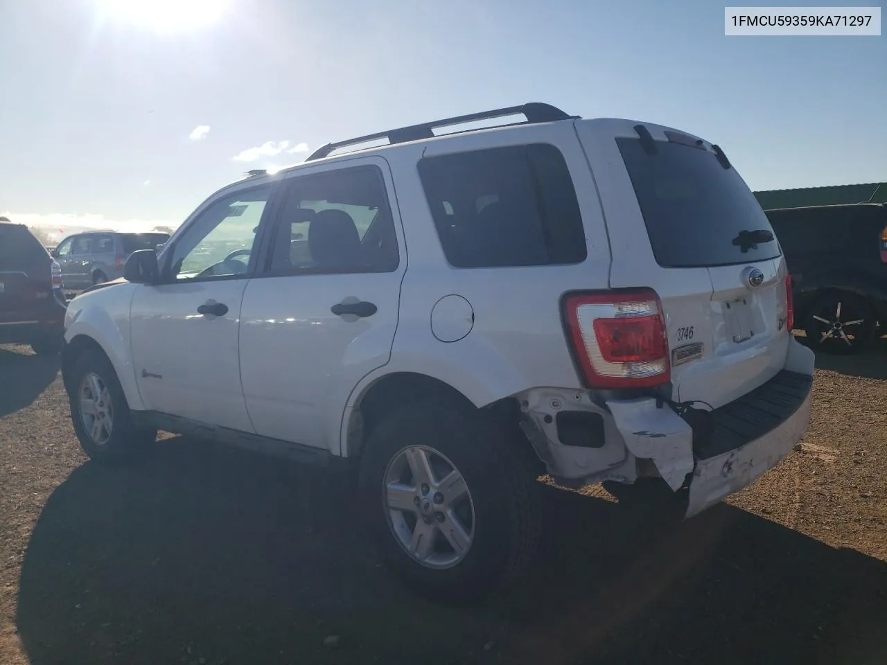 2009 Ford Escape Hybrid VIN: 1FMCU59359KA71297 Lot: 74962574