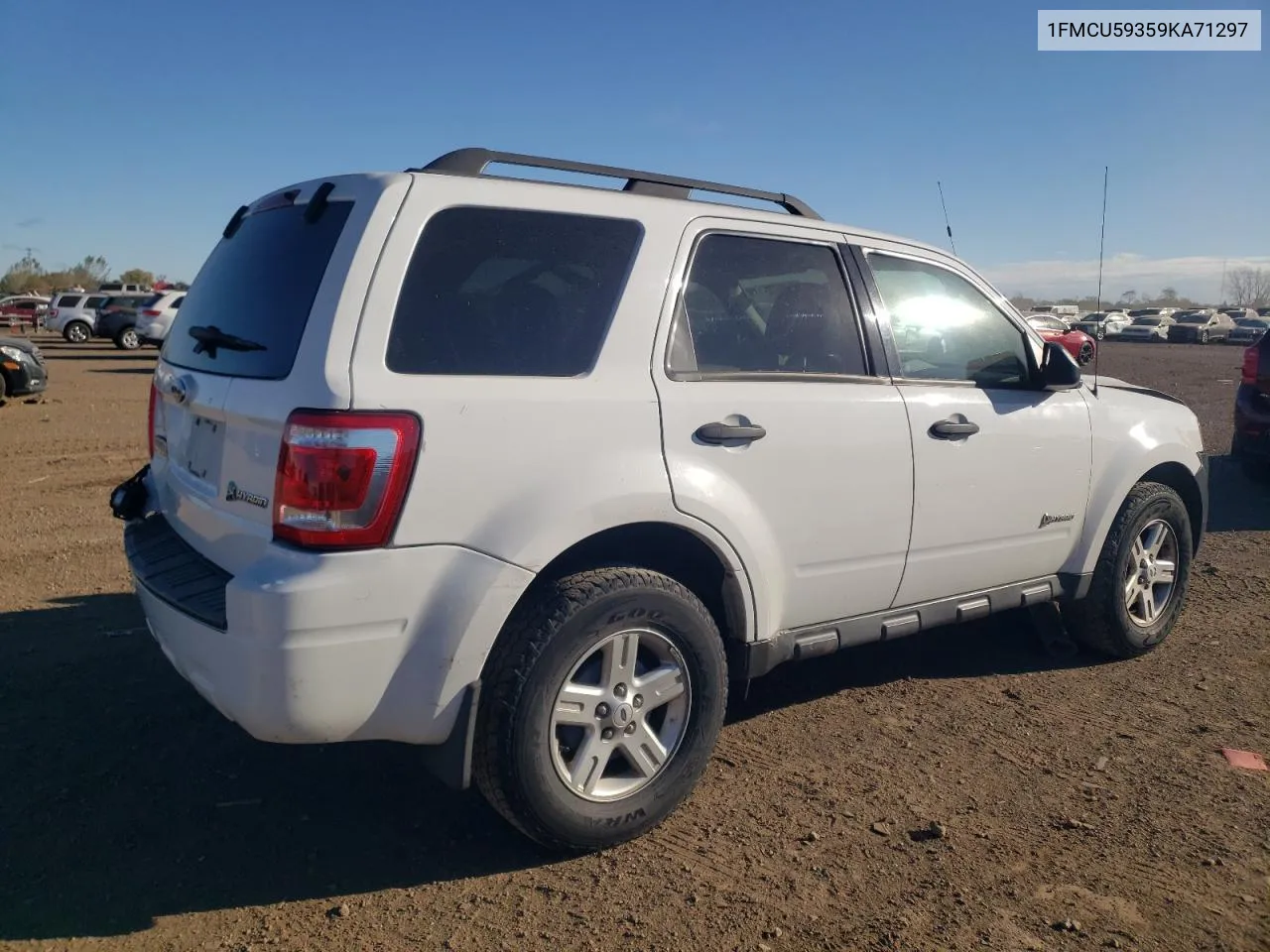 2009 Ford Escape Hybrid VIN: 1FMCU59359KA71297 Lot: 74962574