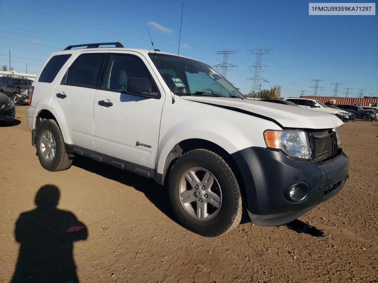 2009 Ford Escape Hybrid VIN: 1FMCU59359KA71297 Lot: 74962574