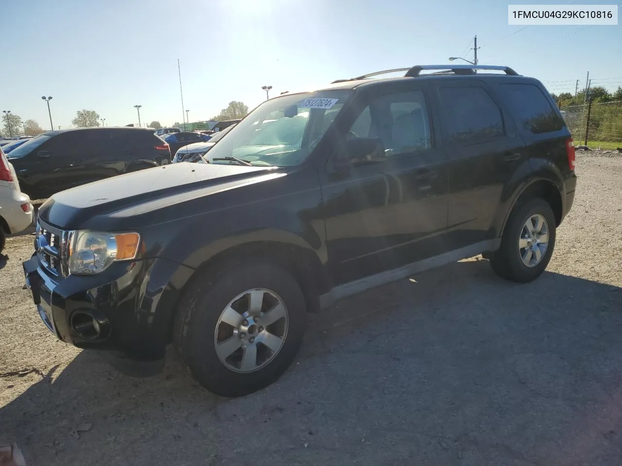 2009 Ford Escape Limited VIN: 1FMCU04G29KC10816 Lot: 75127624